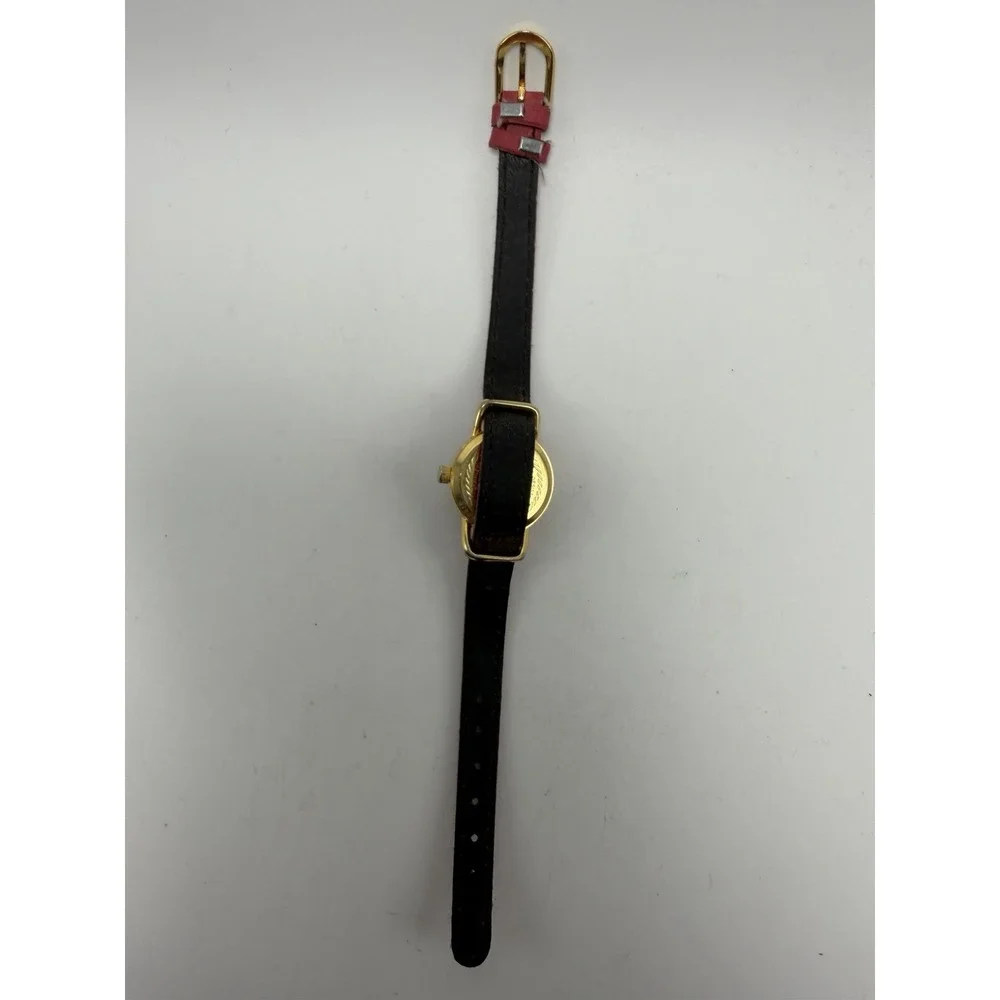 Decambridge Ladies Watch 24K Gold Plated New Battery 21MM 6.25